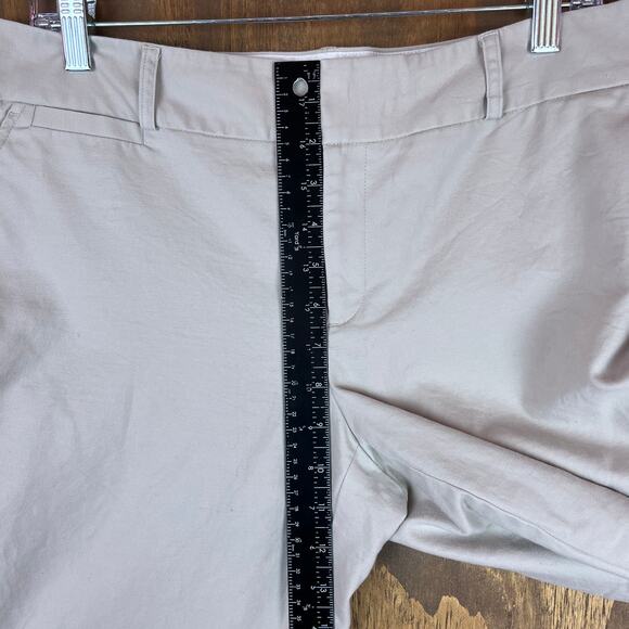 Banana Republic Womens Pants Tan Jackson Fit Chinos Straight Leg Stretch 12R - Picture 7 of 11